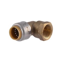 SharkBite Push to Connect 1/2 in. PF each X 1/2 in. D FPT Brass Elbow