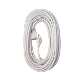 Southwire Outdoor 40 ft. L White Extension Cord 16/3