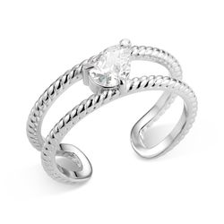 Montana Silversmiths Women's Winding Trail Crystal Ring