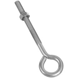 National Hardware 3/8 in. X 6 in. L Stainless Stainless Steel Eyebolt Nut Included