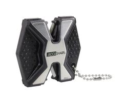 AccuSharp Brushed Nickel Diamond Abrasive 2 stage Knife and Tool Sharpener