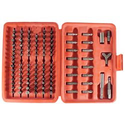 Best Way Tools Assorted Screwdriver Bit Set Carbon Steel 100 pc