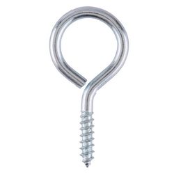 Ace 3/32 in. D X 1-1/16 in. L Zinc-Plated Steel Screw Eye 8 lb. cap. 12 pk