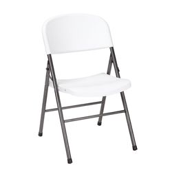 Cosco White Plastic Molded Resin Chair