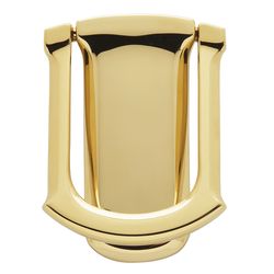 Baldwin Estate 5.5 in. L Polished Brass Door Knocker