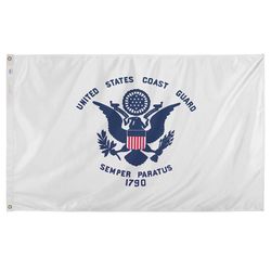 Valley Forge Coast Guard Military Flag 3 ft. W X 5 ft. L