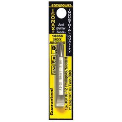 Eazypower Isomax Phillips/Slotted #3/10-12 X 2 in. L Double-Ended Screwdriver Bit Steel 1 pc