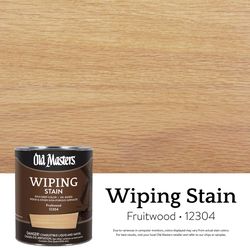 Old Masters Semi-Transparent Fruitwood Oil-Based Wiping Stain 1 qt