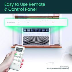 Hisense 8000 BTU 115 V WIFI Window Air Conditioner w/Remote 350 sq ft