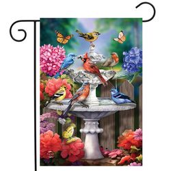 Briarwood Lane Garden Flag 12.5 in. H X 18 in. W
