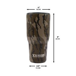Yukon Outfitters 30 fl. oz. Mossy Oak Original Bottomland BPA Free Double Wall Tumbler