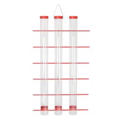 Songbird Essentials Goldfinch 3 lb Plastic Tube Bird Feeder 36 ports