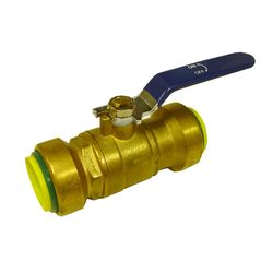 JMF Company 1/2 in. Brass Push Fit Ball Valve Full Port