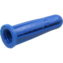 HILLMAN .190 in. D X 1 in. L Plastic Flat Head Conical Anchor 4 pk