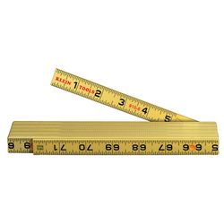 Klein Tools 6 in. L X 0.8 in. W Fiberglass 2-Way Folding Rule SAE