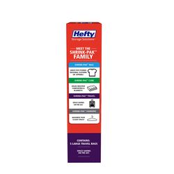 Hefty Shrink-Pak Clear Vacuum Cube Storage Bags