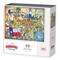 Boardwalk Iconic Places Big Texas Jigsaw Puzzle Multicolored 500 pc