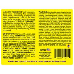 Wizards Finish Cut Polishing Compound 1 gal