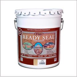 Ready Seal Goof Proof Semi-Transparent Flat Clear Oil-Based Penetrating Wood Stain/Sealer 5 gal