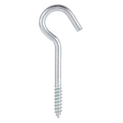 Ace Small Zinc-Plated Silver Steel 5 in. L Ceiling Hook 200 lb 2 pk