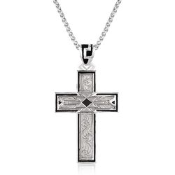 Montana Silversmiths Men's Southwest Horizon Cross Necklace