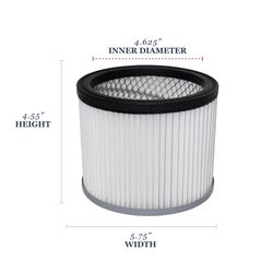 Cleveland Iron Works 4.55 in. L X 5.75 in. W X 4.625 in. D Ash Vac Filter 1 pc