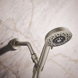 Kohler Radiate Vibrant Brushed Nickel Plastic 5 settings Handheld Showerhead 1.75 gpm