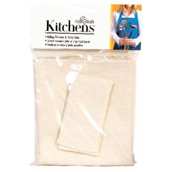 Fox Run Kitchens 23.5 in. L X 19.5 in. D Cotton Pastry Cloth and Rolling Pin Cover White