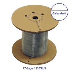 FarmGard 0.0453 in. H X 1320 ft. L Galvanized Steel Electric Fencing Silver