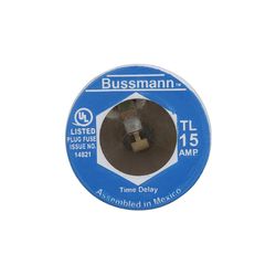 Bussmann 15 amps Plug Fuse 4 pk
