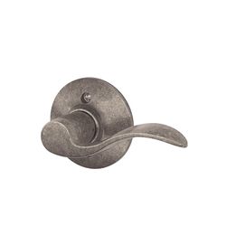 Schlage F Series Accent Distressed Nickel Dummy Lever