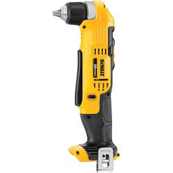DeWalt 20V MAX 3/8 in. Brushed Cordless Right Angle Drill Tool Only