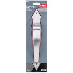 Ace 8.75 in. L Silver Stainless Steel Ornamental Gate Pull