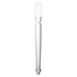 Waddell Minwax 35 in. H Butcher Block Wood Table Leg