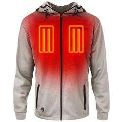 ActionHeat XXXL Long Sleeve Men's Hooded Antartica White Hoodie