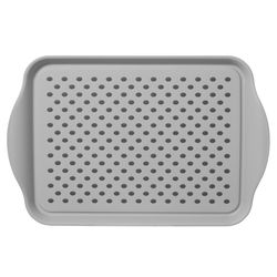 OGGI Gray Plastic Serving Tray Serve Tray 1 pk