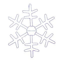 Celebrations LED Blue Snowflake 36 in. Hanging Decor