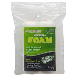 ArroWorthy ProLine Foam 4 in. W X 3/8 in. Mini Paint Roller Cover 2 pk