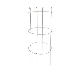 Glamos Wire 42 in. H X 14 in. W X 14 in. D Silver Steel Plant Support