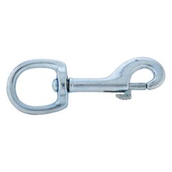 Campbell 1 in. D X 4-5/8 in. L Zinc-Plated Iron Bolt Snap 100 lb