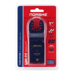 Norske Uni-Fit 1-1/4 in. Bi-Metal Power Curve Oscillating Blade Metal 1 each