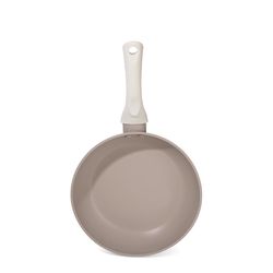 Core Kitchen Aluminum/Silicone Fry Pan Beige