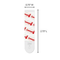 3M Command Medium Foam Refill Strips 2.75 in. L 12 pk