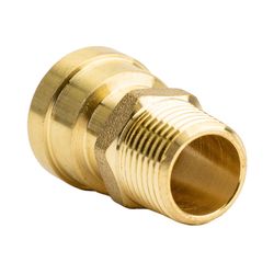 QuickFitting Push to Connect 1/2 in. MNPT Brass Adapter