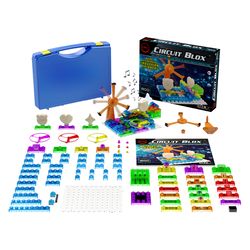 E-Blox Circuit Blox Magnetic Spinner Super Circuit Set Multicolored 78 pc