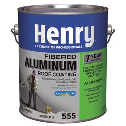 Henry Smooth Aluminum Fibered Aluminum Aluminum Roof Coating 0.9 gal