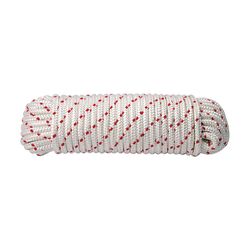 Ace 7/16 in. D X 100 ft. L White Diamond Braided Polyester Rope