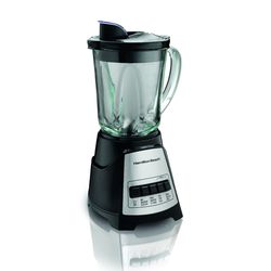 Hamilton Beach Power Elite Black Metal/Plastic Blender 40 oz 12 speed