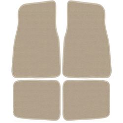 Custom Accessories Brown Carpet Auto Floor Mats 4 pk
