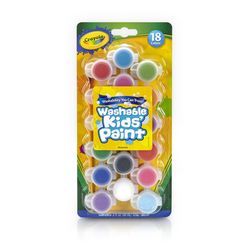 Crayola Kids Washable Paint Set Multicolored 18 pc